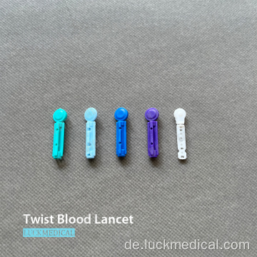 Lancet Blood Collection Disposable -Verwendung